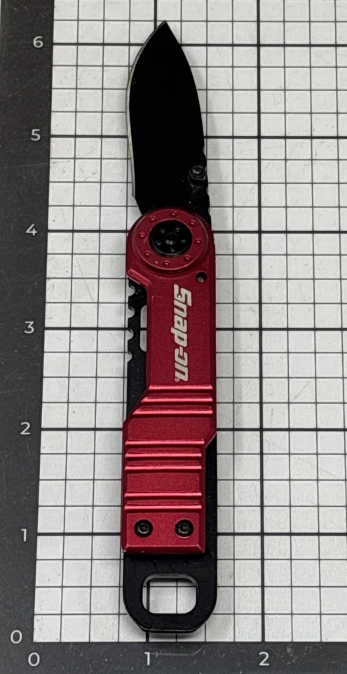 Navaja de Bolsillo Snap On Modelo 5230 Roja Foto 3 de 4