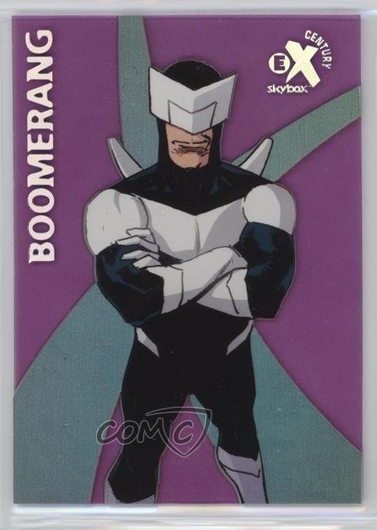 2017 Fleer Ultra Marvel Spider-Man EX Century And Now Purple 6/21 Boomerang 4et