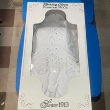 RMINÉ Wedding Gown Sz 21 Preservation Co. White Dress W/ Embroidery Local