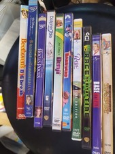 LOT OF 10 PRE-OWNED DVD CASES WITH ARTWORK/ NO DVD DISCS/NO MOVIES