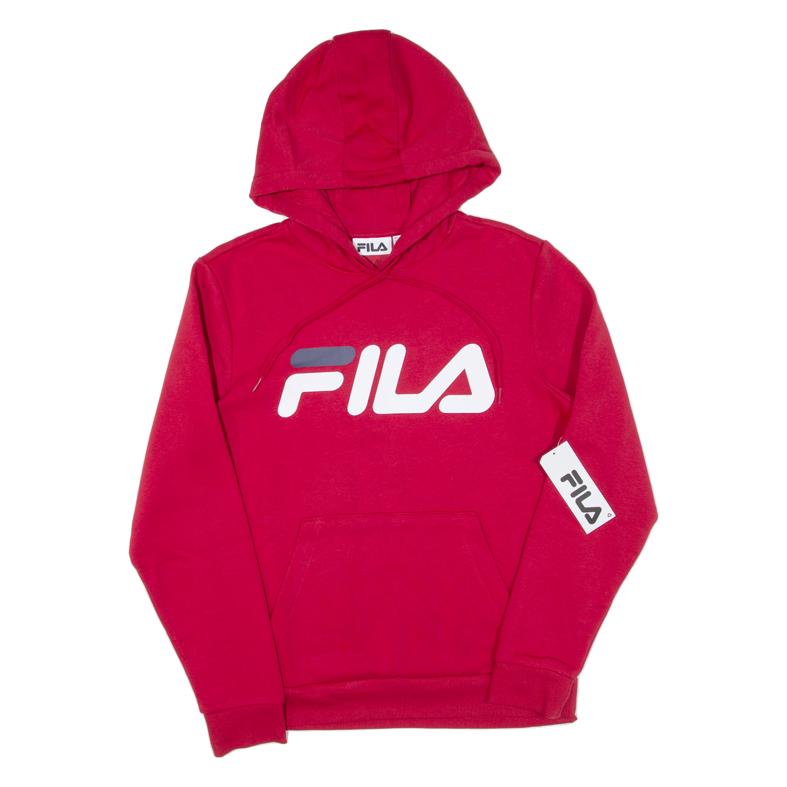 FILA Felpa Donna Rossa con Cappuccio M