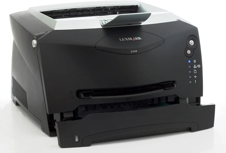 LEXMARK E240 USB PARALLEL DESKTOP A4 MONO LASER PRINTER 28S0200 -NO TONER & DRUM - Image 2 of 4