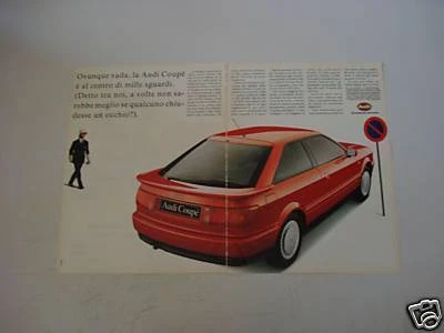 advertising Advertising 1990 AUDI COUPE'