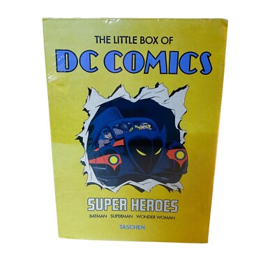 The Little Box of DC Comics 2019 Super Heroes Taschen Book Set Yellow NEW