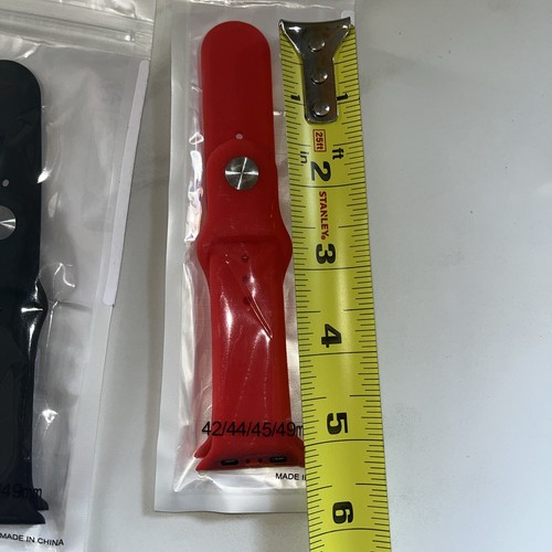 (4) Apple Watch Strap Band iWatch Series Ultra 9,8,7 40/45/49mm SILICONE SPORT - Picture 6 of 9