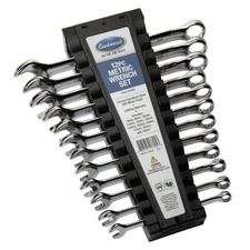 Eastwood 12 Piece Metric 12 Point Combination Box Open End Wrench Set