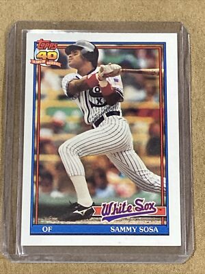 Sammy Sosa #414 Topps 40 Years Of Baseball 1991 Error Card