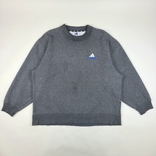 Vintage Adidas Crewneck Mens Large Gray Sweatshirt 90s Oversized
