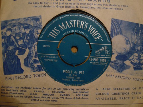 TOMMY ROE, SUSIE DARLIN', HMV RECORDS 1962 EX+ - Picture 2 of 2