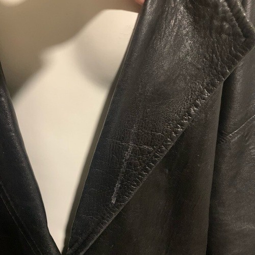 Vintage vakko black leather jacket - Picture 9 of 10