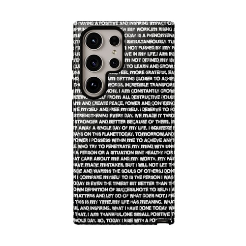 Affirmations Tough Phone Case, Inspirational Protective Cover, Encouraging Words - Picture 167 of 194