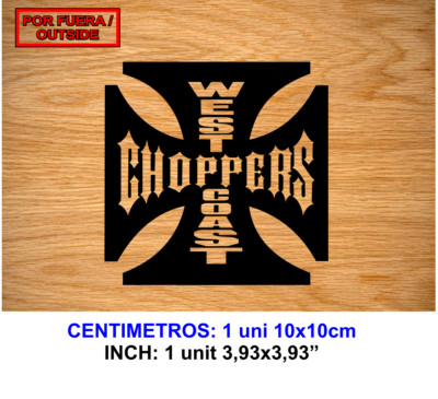 Sticker Vinilo Vinyl Aufkleber Autocollant West Coast Choppers Bike Chopper