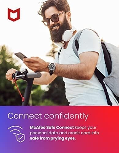 McAfee Mobile Security 2024 Antivirus Android iPhone iOS 1 appareil 1 an avec VPN - Photo 1/6