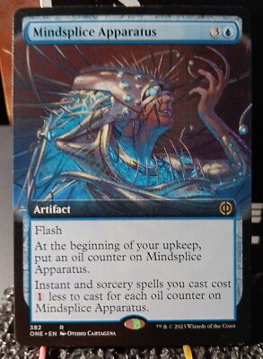 MTG Mindsplice Apparatus 382 Borderless Phyrexia: All Will Be One MTG Card | eBay MTG Mindsplice Apparatus 382 Borderless Phyrexia: All Will Be One MTG Card | eBay