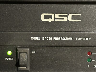 QSC ISA750 Power Amplifier  |  750W / 2-Channel