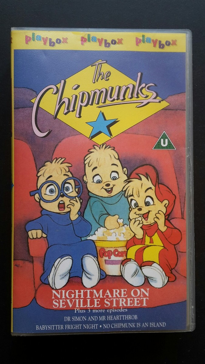 The Chipmunks Nightmare On Seville Street Plus 3 More Episodes VHS