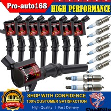 Paquete de 8 bobinas de encendido y bujía de iridio para Ford F-150 4,6 L 5,4 L V8 DG508