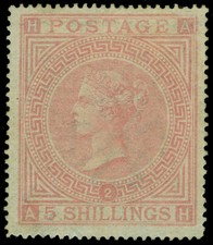 Great Britain Scott 57a Gibbons 127PV2 Superb Mint Stamp