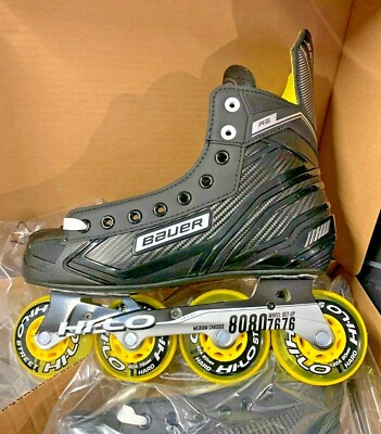 Bauer RS Skates Rollerblades! Roller Inline Skate Hockey Training Off-Ice Wheels