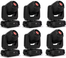 6x Chauvet DJ Intimidator Spot 360X LED Moving Head 100W DJ LED Effects Light