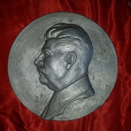 Ruso Soviético STALIN Retrato Busto Bajorrelieve URSS Propaganda Pared Ornamento - Imagen 4 de 5