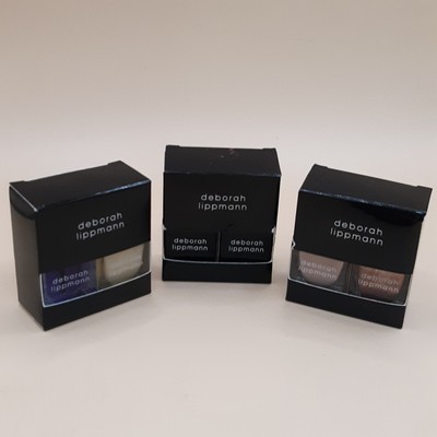 DEBORAH LIPPMANN SET of 6 gel lab pro nail polish Purple Gray shimmer. NEW