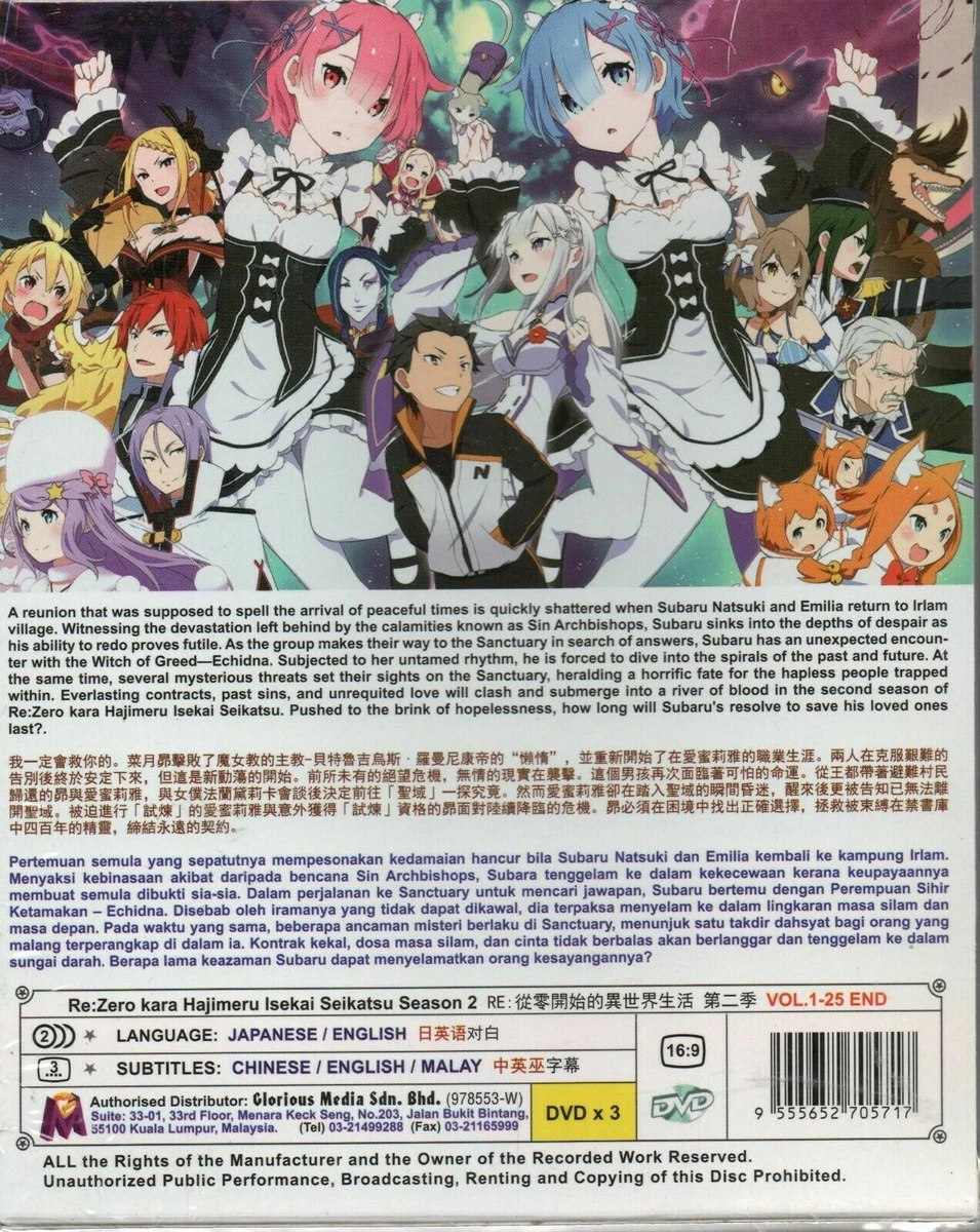 Re zero eng dub hot sale