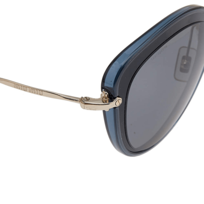 Miu Miu Two Tone/Grey Mirrored SMU 50R Cat-Eye Sunglasses | eBay display picture 3