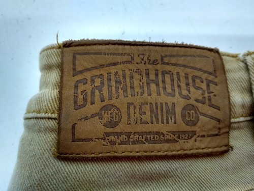 Jeans GRINDHOUSE elasticizzato beige invecchiato in fabbrica TG 32 - Foto 5 di 11