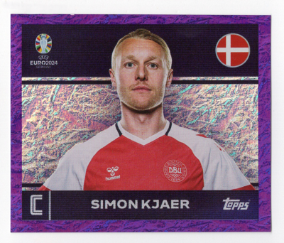 Image Sticker Cromo n°256 Simon KJAER Danemark PANINI WORLD CUP RUSSIA