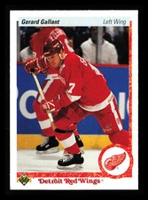 Gerard Gallant 1990-91 Upper Deck Hockey NHL #134b Detroit Red Wings