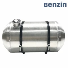 1/4 NPT Fuel Tank 10 5/8 Gallons 12'' x22" Gas Tank Aluminum Spun For Street Rod