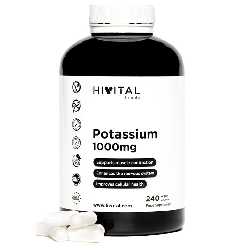Hivital 3 X Potasio 1000 Mg 240 Cápsulas - Imagen 2