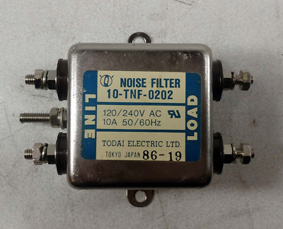 1 USED TODAI ELECTRIC LTD. 10-TNF-0202 NOISE FILTER ***MAKE OFFER***
