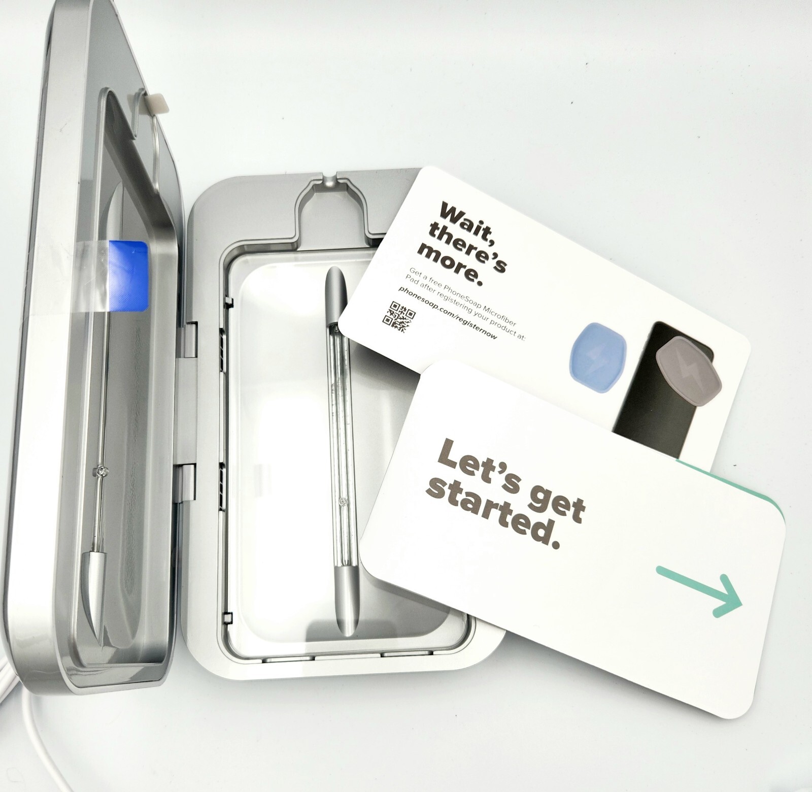 Phone Soap 3 UV Sanitizer Charger Lockheed Martin Missile Defense New Open Box