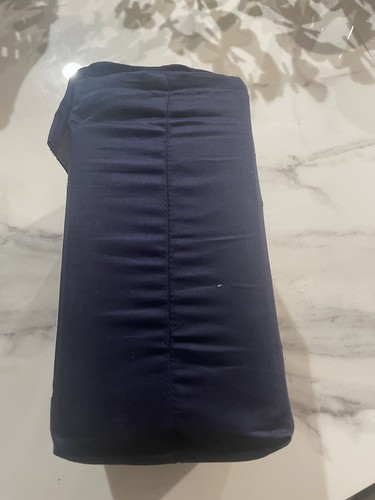 EVERHOME Egyptian Cotton King Fitted Sheet 700 Thread Count Navy. Brand New! - Picture 6 of 6