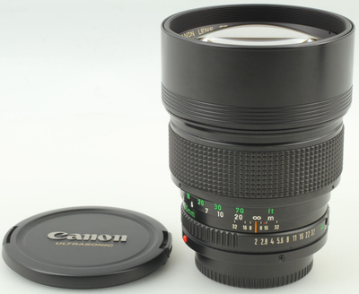 Mint] Canon New FD NFD 135mm F2 MF Telephoto Portrait Prime SLR 