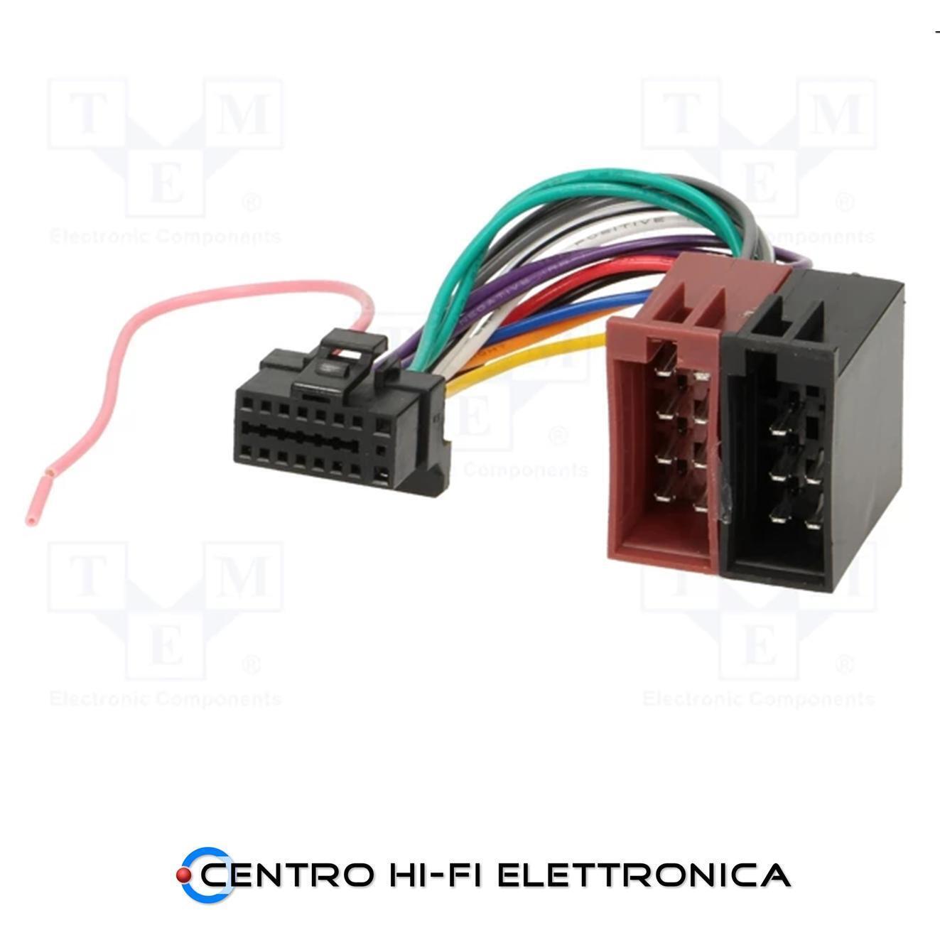 Connettore ISO 16 Pin per Autoradio Alpine