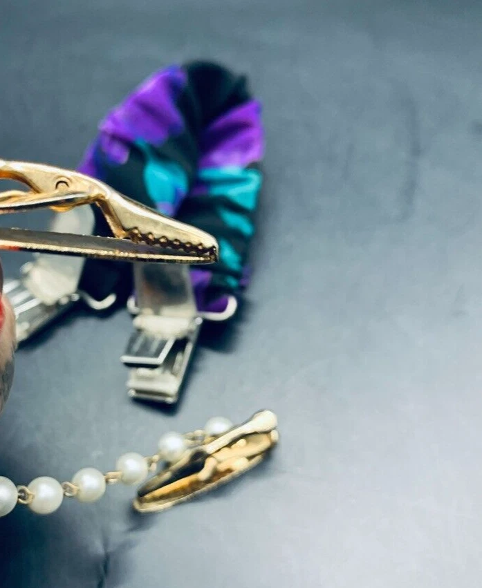 Conjunto de clips cincha camisa vintage multifunción años 80 retro vintage Foto 3 de 4