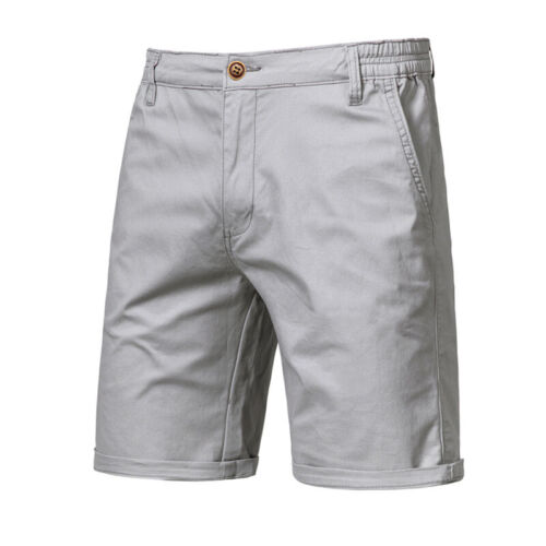 Men's Cargo Shorts Casual Chino Shorts Half Pants Wear Shorts Summer Flat Slim - Picture 15 of 21