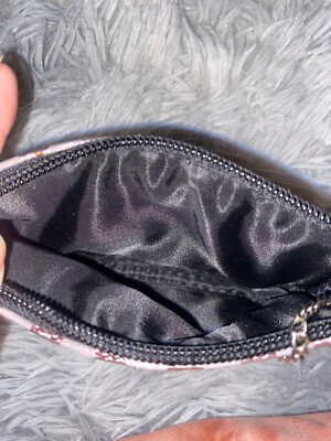 victoria secret pouch sequin pink vintage y2k keychain