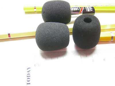 1 Schaum-Windschutz Für Mikrofon Headset Maße : 24x21 18x8 Mm / Schaumstoff