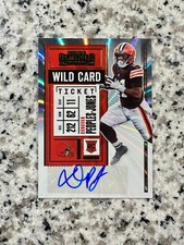 2020 Panini Contenders #210 DONOVAN PEOPLES-JONES Wild Card Rookie Ticket Auto