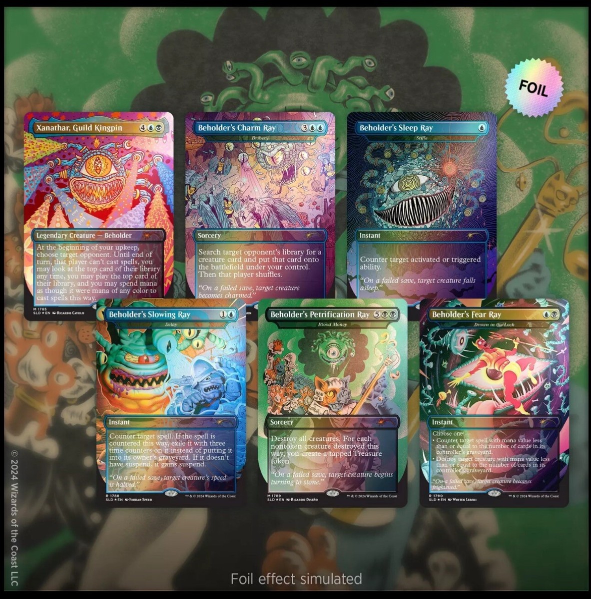 MTG Secret Lair x Dungeons & Dragons Death Is in the Eyes of MTG Secret Lair x Dungeons & Dragons Death Is in the Eyes of