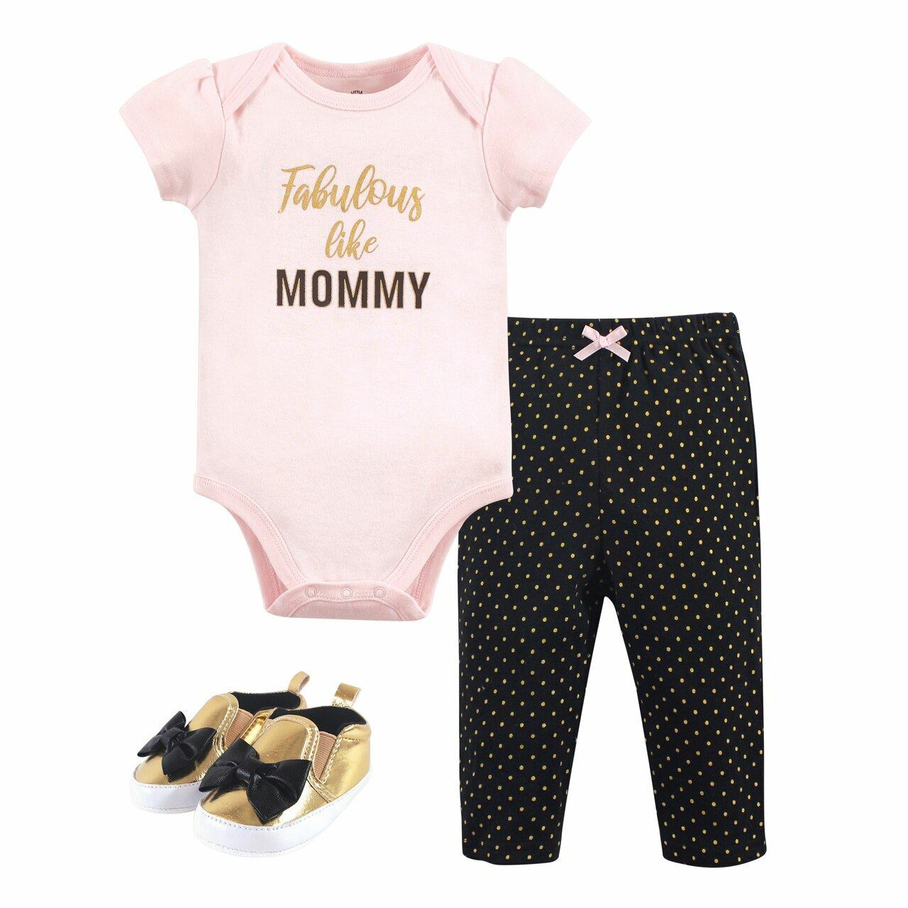 Little Treasure Bodysuit, Pant and Shoe, BeYOUtiful