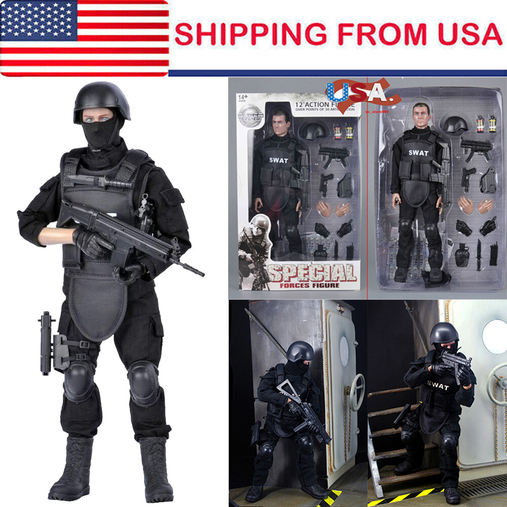 12-inch SWAT Soldier Action Figures Military Collection