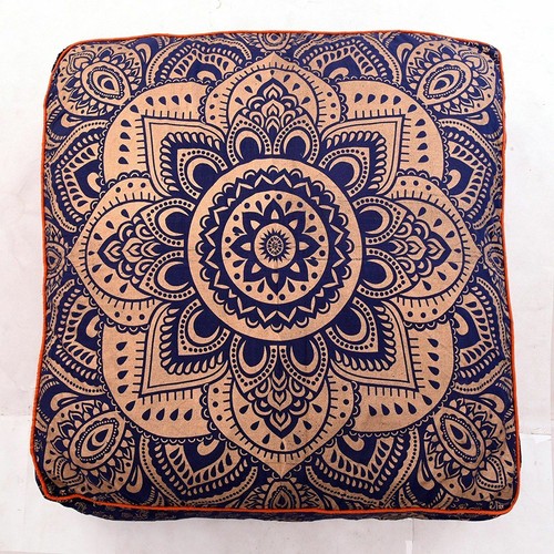 Sac à Tapis De Yoga Kantha - Handmade Coton - Mandala Multicolore - 68x17 Cm