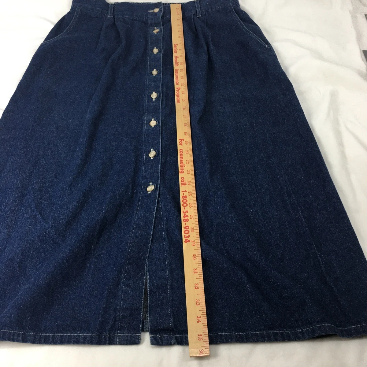 100 cotton jean skirt cheap