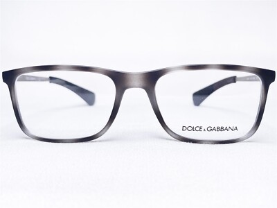 NEW Dolce & Gabbana DG5017 3013 Mens Cube Matte Grey Eyeglasses Frames 54/16~150