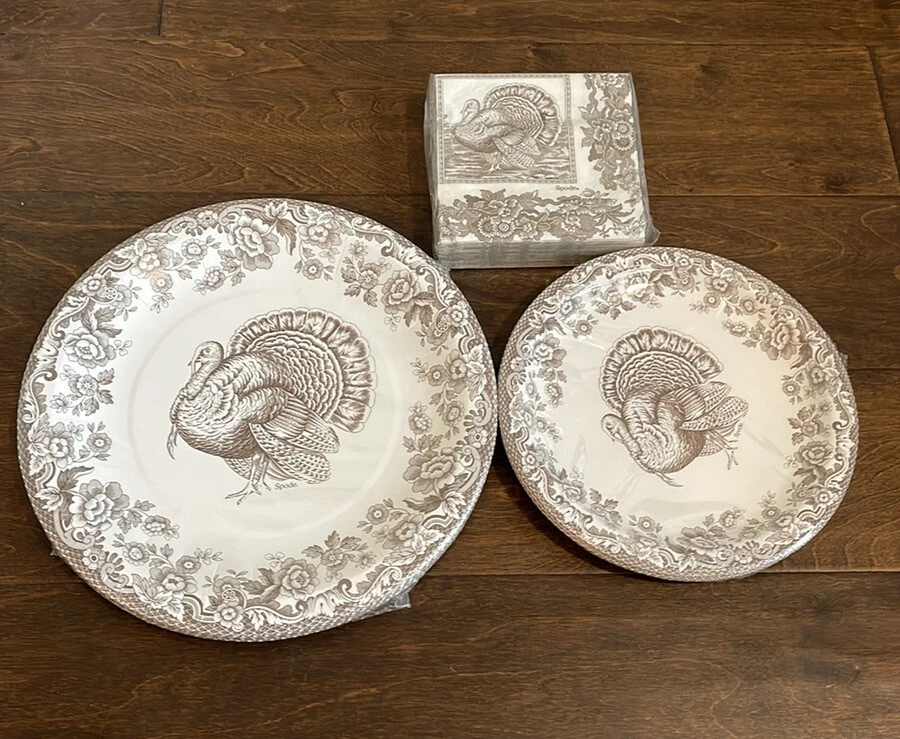 Thanksgiving paper top plates and napkins